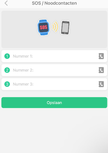 Voeg noodcontacten toe