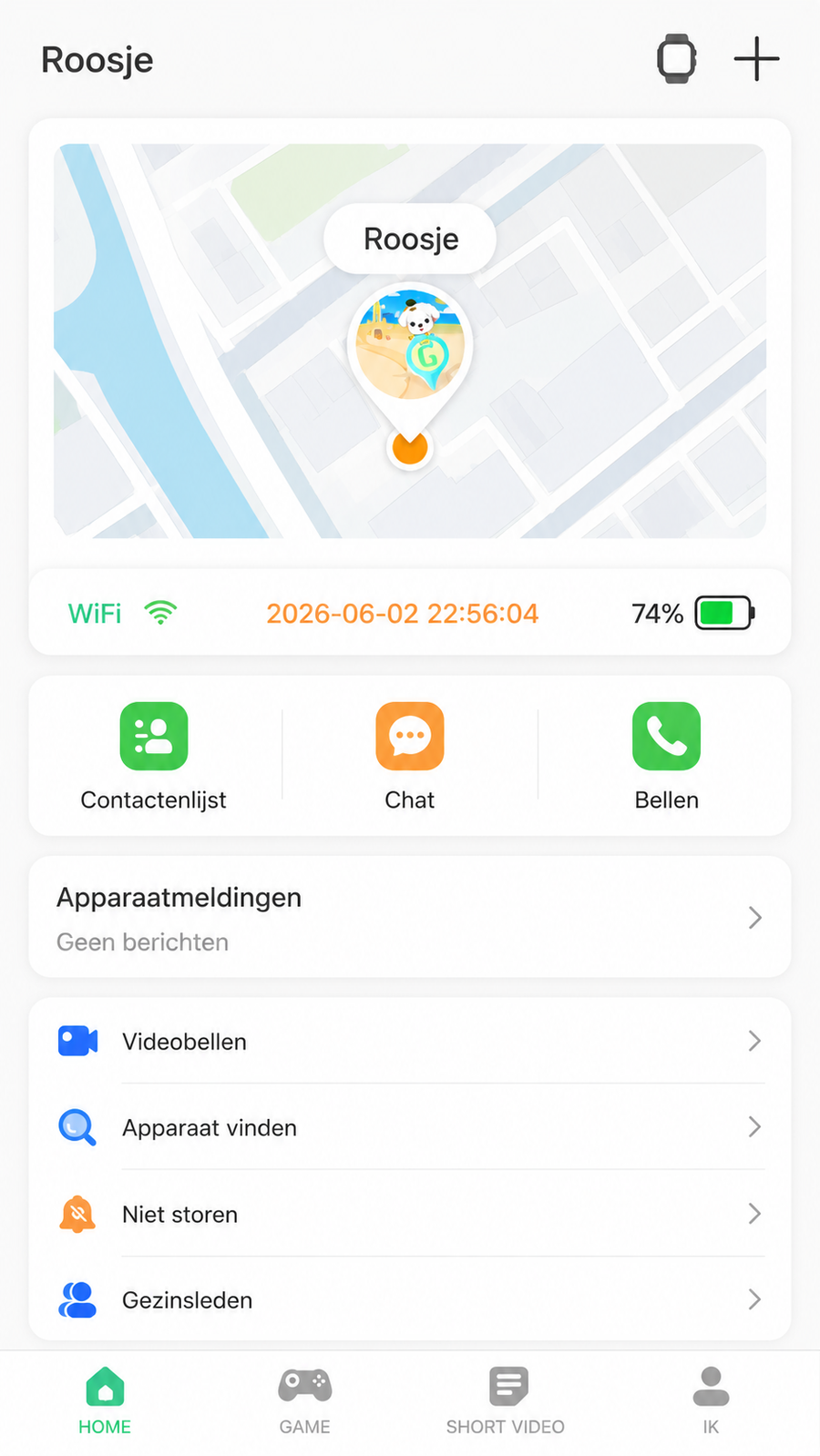 Controleer of hij online is